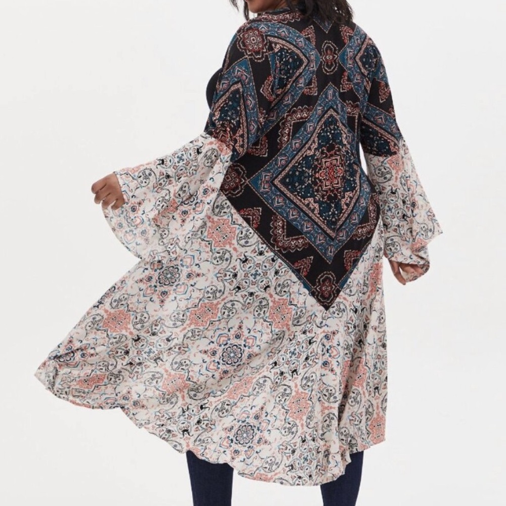 Torrid Plus Size Boho Gauze Kimono